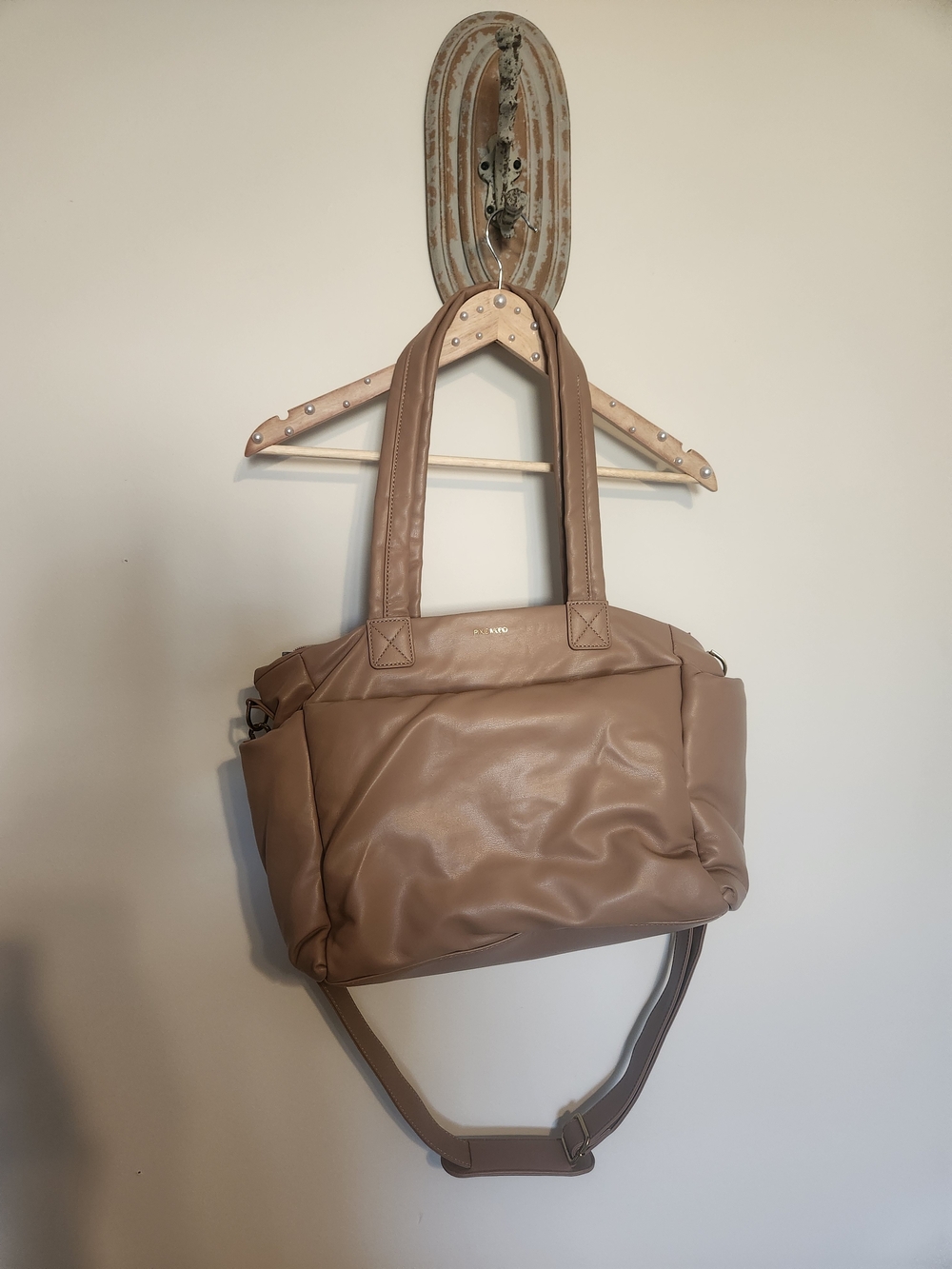 Vegan Leather Pouf